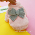 Wholesale Fashion Thick Acrylic Bow Sweater Pet Clothes